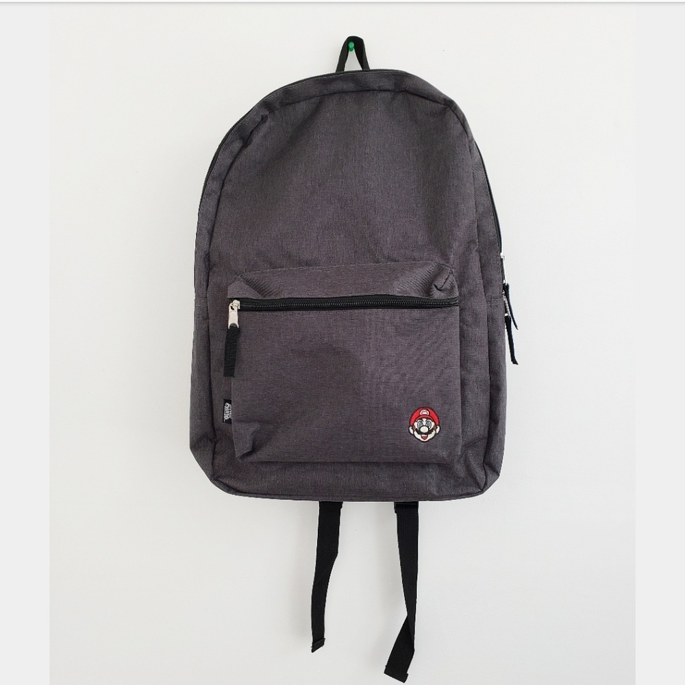 NWT SUPER MARIO GRAY BACKPACK